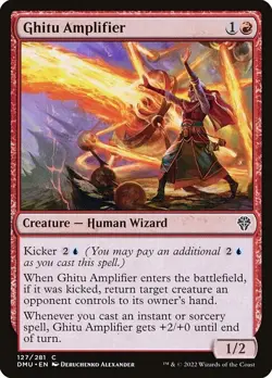 Ghitu Amplifier Foil DMU 127 Common MTG - Image 1