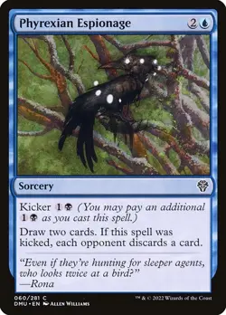 Phyrexian Espionage Foil DMU 60 Common MTG - Image 1