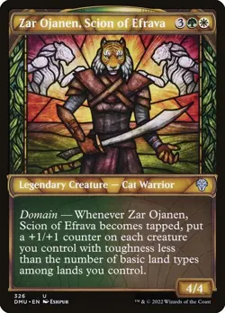 Zar Ojanen, Scion of Efrava Foil Showcase DMU 326 Uncommon MTG - Image 1