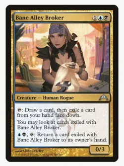 Bane Alley Broker #145 Gatecrash Magic Card With Protective Sleeve - Image 1