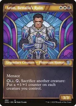 Aron, Benalia's Ruin Foil Showcase DMU 292 Uncommon MTG - Image 1