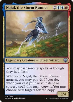 Najal, the Storm Runner DMU 208 Uncommon MTG - Image 1