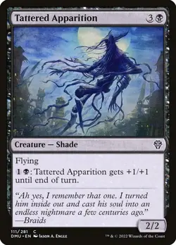 Tattered Apparition Foil DMU 111 Common MTG - Image 1
