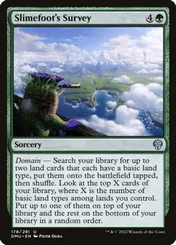 Slimefoot's Survey Foil DMU 178 Uncommon MTG - Image 1