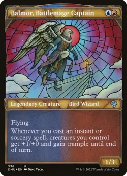 Balmor, Battlemage Captain Etched Foil Showcase DMU 336 Rare MTG - Image 1