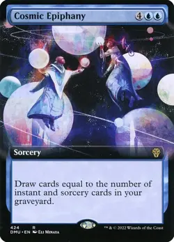 Cosmic Epiphany Extended Art DMU 424 Rare MTG - Image 1