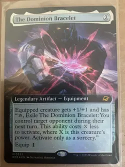 The Dominion Bracelet ~ FOIL ~ Borderless ~ Edge of Eternities ~ Mtg - Image 1