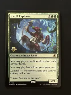 Icetill Explorer MTG EOE Prerelease Stamped Foil - Image 1