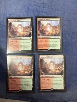 Commercial District X4X NM/M Murders at Karlov Manor MKM Magic Gathering MTG - Image 1