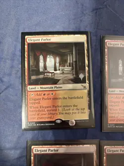 4x Magic The Gathering MTG Elegant Parlor - Murders at Karlov Manor - R 0260 NM - Image 2