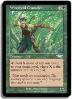 Wirewood Channeler x4 Legions MtG NM - Image 1