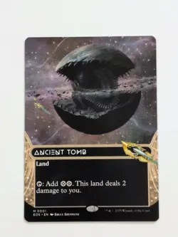 MTG Ancient Tomb 0001 BORDERLESS Edge of Eternities: Stellar Sights Regular 2025 - Image 1