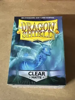 Dragon Shield Matte 100 Sleeves - Bustine Protettive CLEAR Magic Pokemon - Image 1