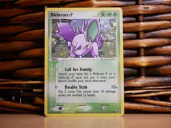 Pokemon NIDORAN 71/112| REV HOLO SWIRL | MP Played | EX FireRed LeafGreen | 2004 - Image 2