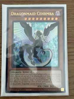 Yu-gi-oh DragonMaid Cehrmba BLMM-EN048 Rare 1st Edition NM Card - Image 1