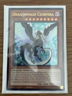 Yu-gi-oh DragonMaid Cehrmba BLMM-EN048 Rare 1st Edition NM Card - Image 3