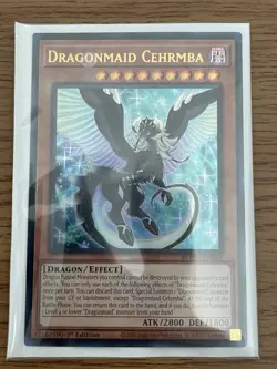 Yu-gi-oh DragonMaid Cehrmba BLMM-EN048 Rare 1st Edition NM Card - Image 5