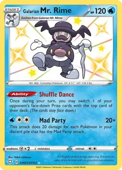 Galarian Mr. Rime - Shining Fates: Shiny Vault SV021/SV122 - Pokemon TCG - NM - Image 1
