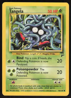 Pokemon TCG Base Set 2 #96/130 Tangela LP - Image 1