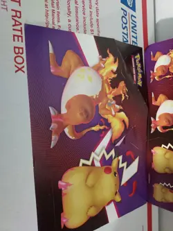 Official Pokemon TCG Stickers (2 Sheets Total) Charizard/Pikachu New Unused Cb54 - Image 3