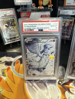 2021 Pokemon Reshiram And Zekrom Celebrations Sequential Set! PSA 10 - Image 2