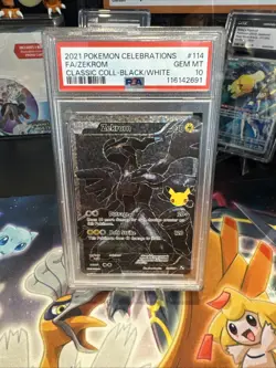 2021 Pokemon Reshiram And Zekrom Celebrations Sequential Set! PSA 10 - Image 4