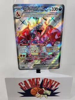 Pokemon Charizard ex 074 SVP Scarlet Violet Black Star Promo Full Art sc - Image 1
