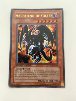 Archfiend of Gilfer - JMP-EN003 - YuGiOh! Shonen Jump Promo - Ultra Rare - MP - Image 1