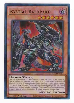 Yugioh Bystial Baldrake BLMR-EN069 Ultra Rare 1st Ed NM - Image 1