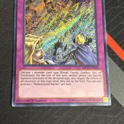 Yugioh! Dimensional Barrier - MP17-EN163 - Secret Rare - 1st Edition - Image 4