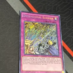 Yugioh! Dimensional Barrier - MP17-EN163 - Secret Rare - 1st Edition - Image 5