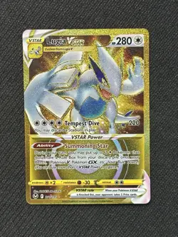 NM Lugia VSTAR 211/195 Silver Tempest Secret Rare Holo Pokemon Card - Image 1