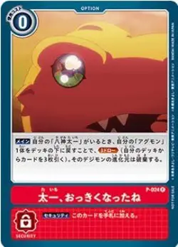 Digimon Card Games / Promo / Taichi, I got up - Image 1