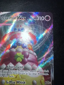 Pokemon TCG Alcremie VMAX Champion's Path Holo Ultra Rare Card 023/073 - Image 4