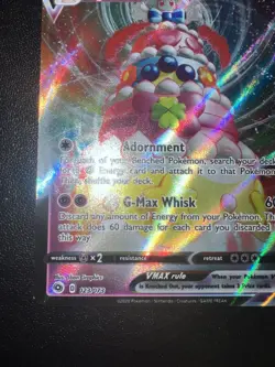 Pokemon TCG Alcremie VMAX Champion's Path Holo Ultra Rare Card 023/073 - Image 5