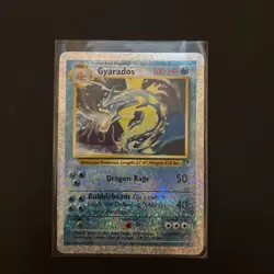 Pokemon Card Gyarados 12/110 Reverse Holo Rare Legendary Collection - Image 1