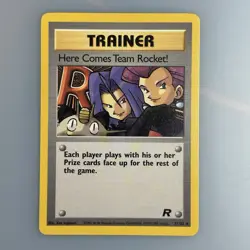 Here Comes Team Rocket! 71/82 Vintage Pokemon Card Trainer Rare - Near Mint - Image 1