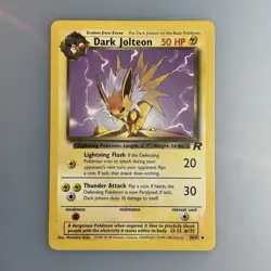 Dark Jolteon #38/82 Pokemon Card TCG Team Rocket Uncommon - LP - Image 1
