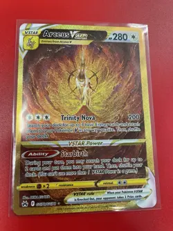 Pokemon TCG Arceus VSTAR Crown Zenith Gold Card GG70/GG70 - Image 1