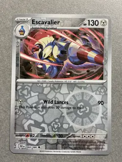 Escavalier (Reverse Holo) - 060/086 - Black Bolt - NM/M - Pokemon Card - Image 1