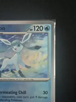 Pokemon TCG Glaceon Prismatic Evolutions Master Ball Reverse Holo Card - Image 3