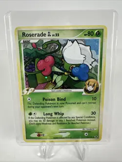 Roserade GL LV.22 12/111 Holo Platinum Rising Rivals Pokemon Card TCG 2009 - Image 1