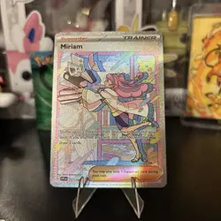 Miriam 251/198 Pokemon TCG Scarlet & Violet Card Special Illustration Rare - Image 1