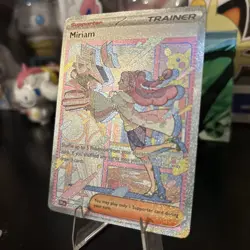 Miriam 251/198 Pokemon TCG Scarlet & Violet Card Special Illustration Rare - Image 3