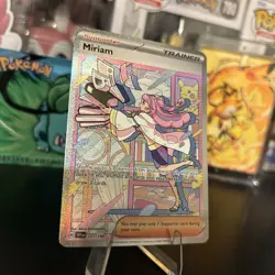 Miriam 251/198 Pokemon TCG Scarlet & Violet Card Special Illustration Rare - Image 4