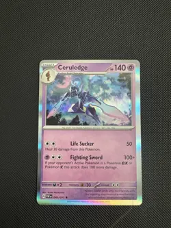 Ceruledge Reverse Holo Scarlet & Violet Paldean Fates Pokemon Card 40/91 - Image 1