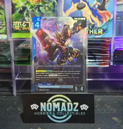 Gundam Card Game G001-003 LR Unicorn Gundam 02 Banshee (Destroy Mode) Foil Card - Image 1