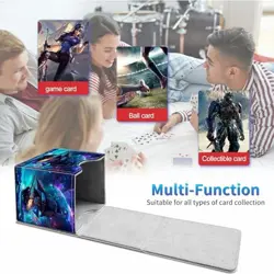 Card Deck Box for Trading Cards, MTG Commander Deck Box Fits 100+ Pirate Ship - Image 4