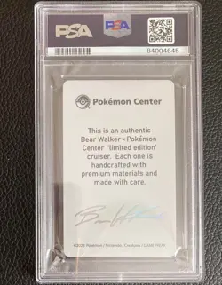 PSA 9 Pokemon Card WC23 PIKACHU WCS YOKOHAMA EXCLUSIVE BEAR WALKER Limited 500 - Image 2