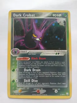 DARK CROBAT 3/109 EX Team Rocket Returns Ultra Rare HOLO - NM - MINT - Nice Card - Image 1